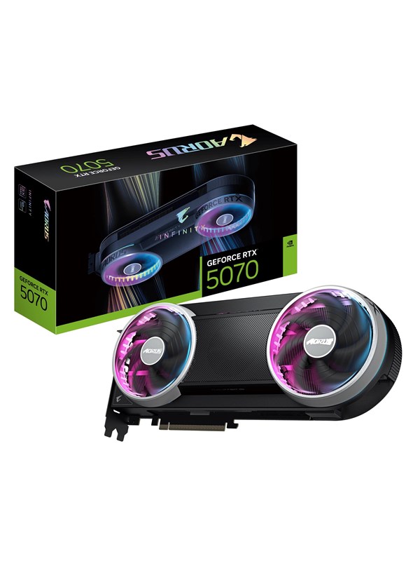 Grafikkarte Gigabyte AORUS GeForce RTX 5070 INFINITY 12GB GDDR7 Reflex 2 RTX AI DLSS4