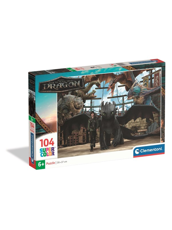 Clementoni How To Train Your Dragon 2025 puzzle 104 pieces 2D Puzzles