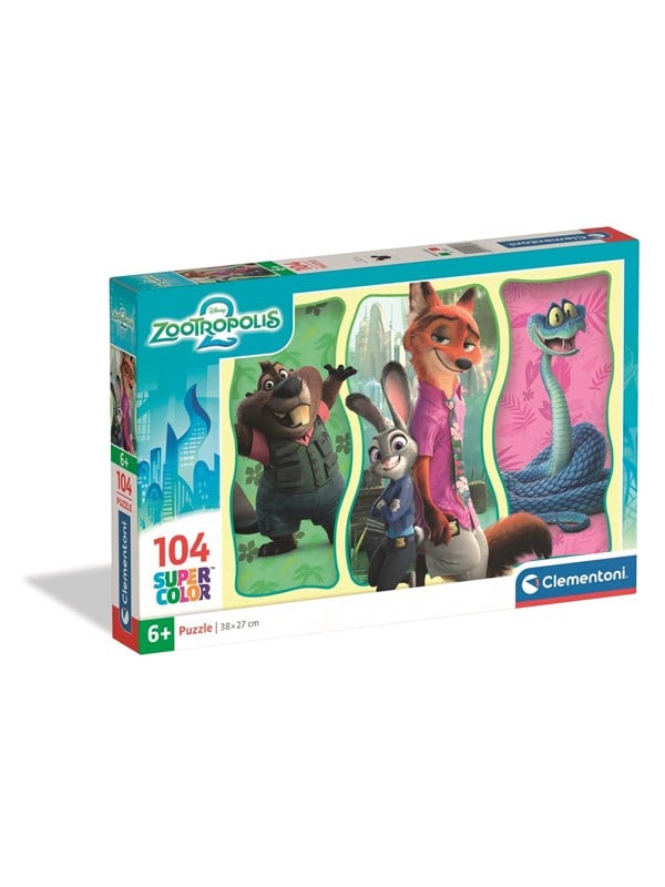 Clementoni Puzzle Zootopia 2 2025 104 pieces 2D Puzzles
