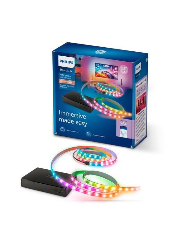 Philips Smart Lighting Sync Box 2.1 mit TV-Lightstrip 55"-65"