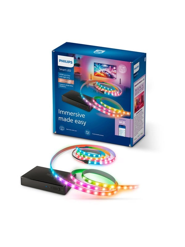 Philips Smart Lighting Sync Box 2.1 mit TV-Lightstrip 75"-85"