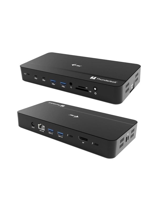 I-Tec - docking station - USB-C USB4 Thunderbolt 3 Thunderbolt 4 Thunderbolt 5 - 2 x Thunderbolt 5 DP - 1GbE 25GbE