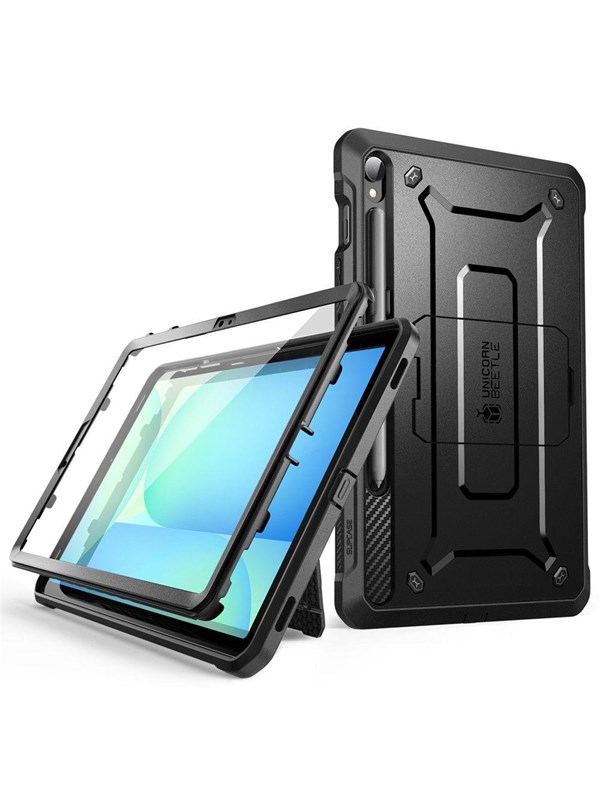 SUPCASE Unicorn Beetle Pro Case for Samsung Galaxy Tab S9 11.0 / S9 FE / S10 FE / S10 Lite 10.9 X710 / X716B / X510 / X516B / X520 / X526 / X400 / X406B - Black