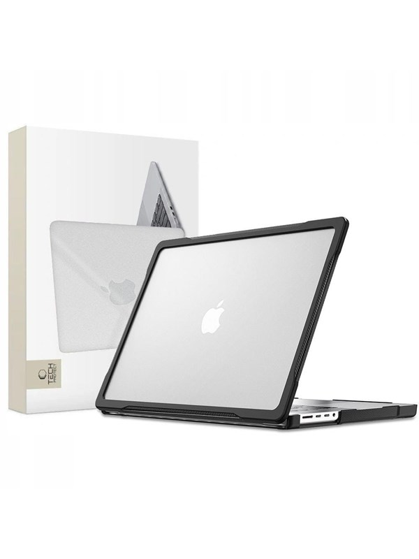 Tech-Protect  Velar Case for MacBook Pro 16 2021  2023  2025  2026 - Clear Black