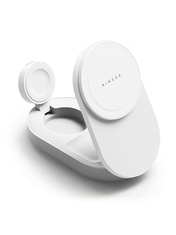 Ringke Charger RINGKE QI22 25W 3in1 Magnetic MagSafe - White
