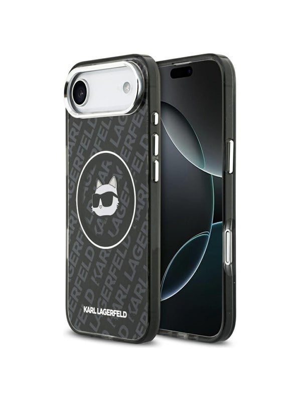 MagSafe Hülle für Apple iPhone 17 Air, Karl Lagerfeld, IML Choupette's Head, Schwarz