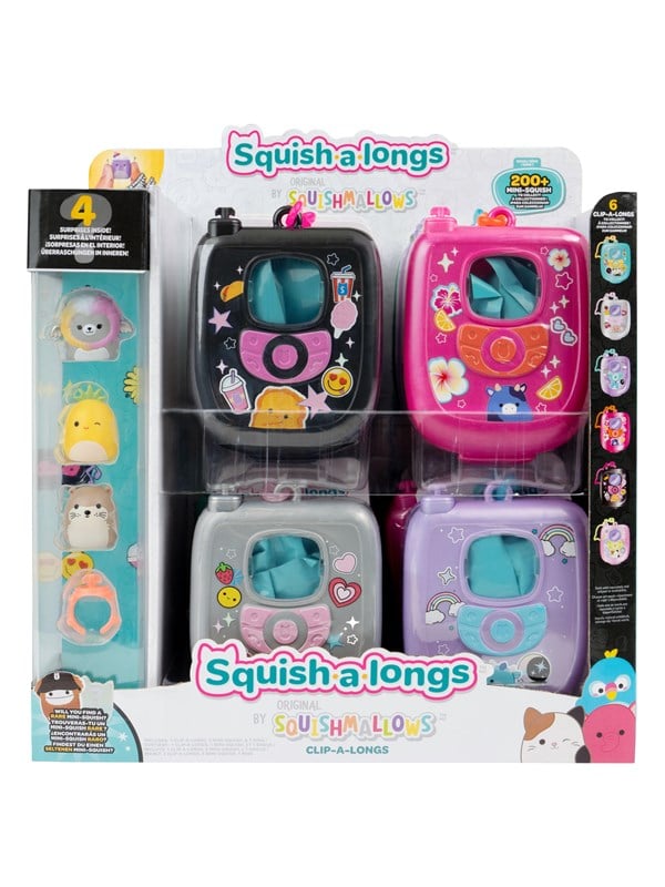 Squishalongs Squish-a-longs 25 cm Clip-a-long Blind 3 Pack S7