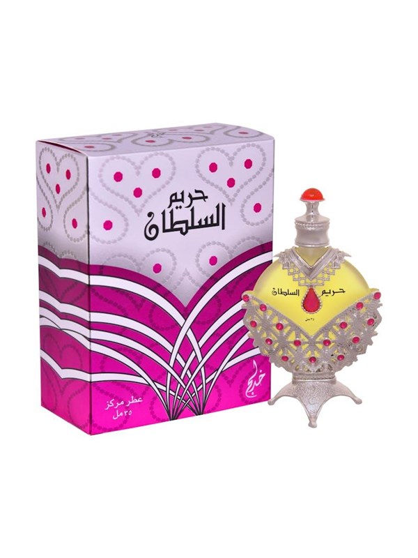 Khadlaj Hareem Al Sultan Silver Attar Oil Perfume 35 ml