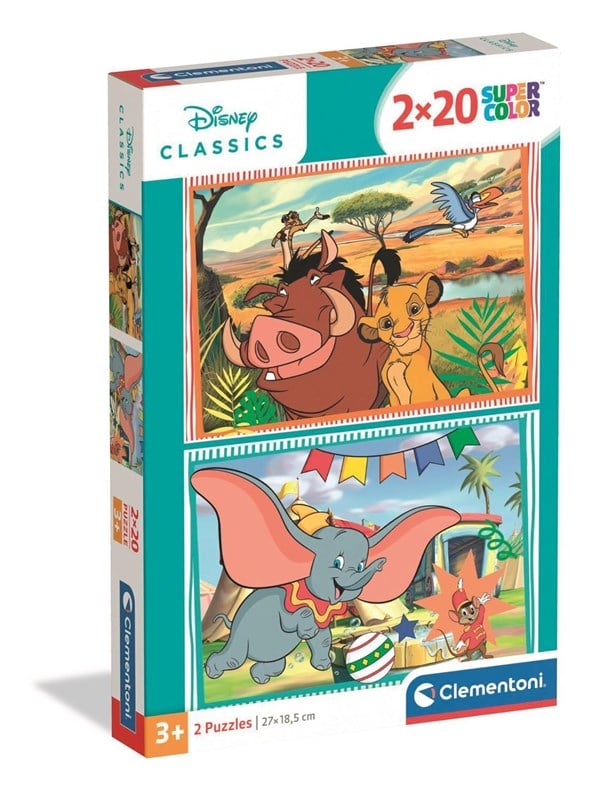 Clementoni Puzzle Disney Classic 2026 2x20-teilig 2D Puzzles - Bild 4