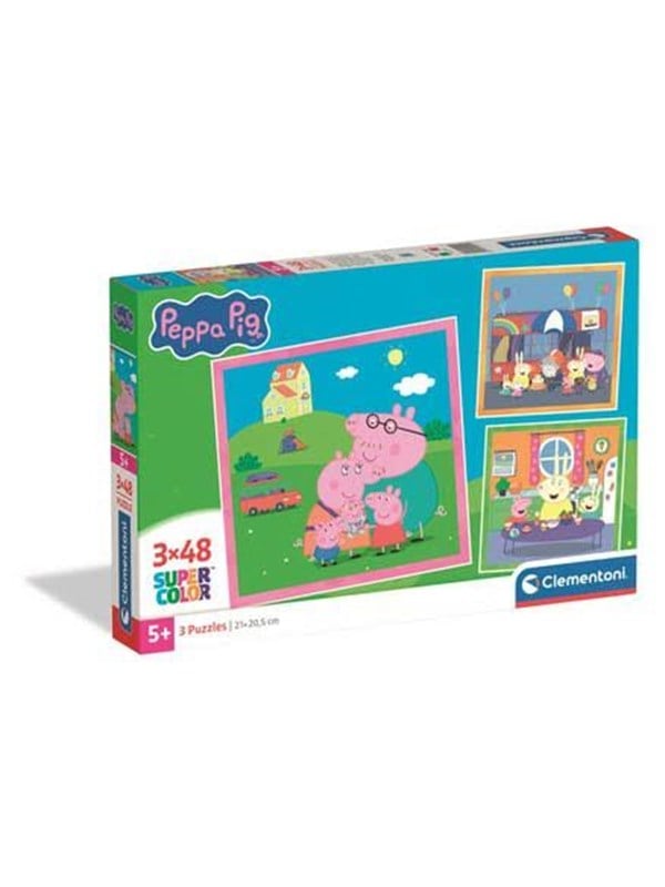 Clementoni Puzzle Peppa Pig 2026 3x48 pieces 2D Puzzles