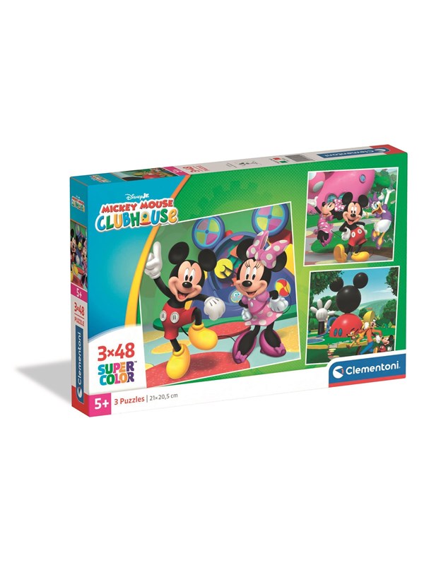 Clementoni Puzzle Mickey Mouse Club House 2026 3x48 pieces Boden