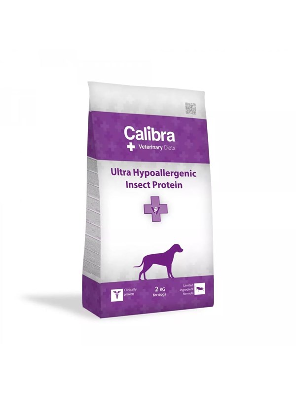 Calibra Veterinary Diets Ultra Hypoallergenic Insect - dry dog food - 2kg