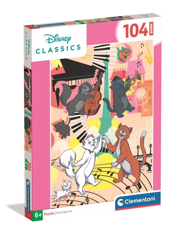 Clementoni Puzzle Super Aristocats 2026 104 pieces 2D Puzzles