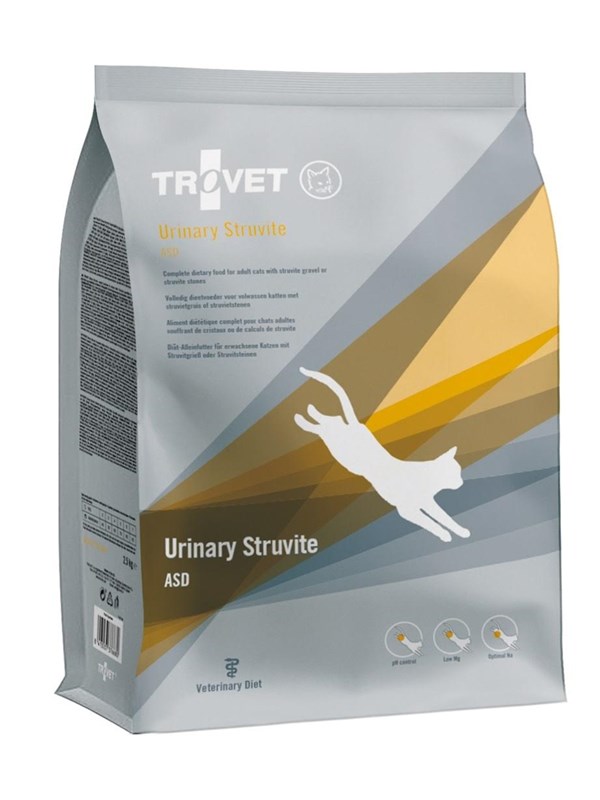 TROVET Urinary Struvite ASD - Trockenfutter für Katzen - 2,5kg