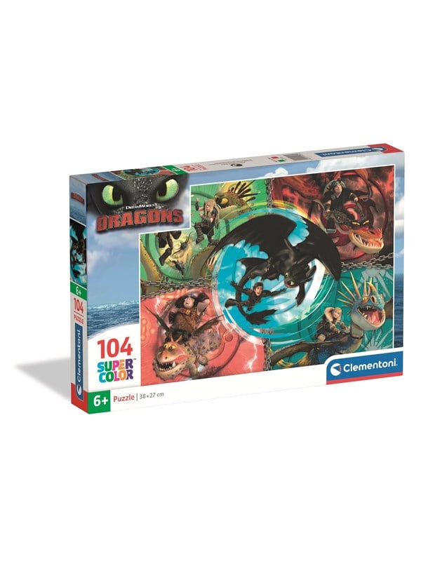 Clementoni Puzzle Dragon Trainer 104 pieces 2025 2D Puzzles