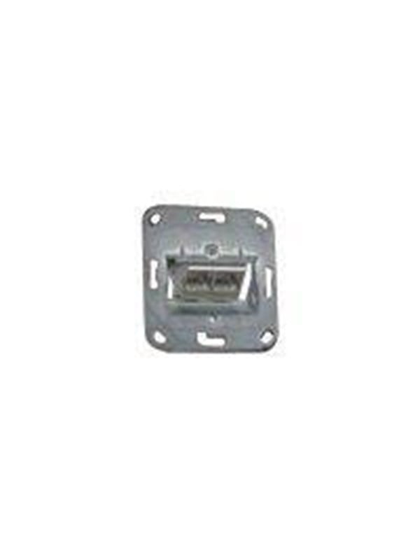 Metz Connect Netzwerkdose Unterputz Einsatz CAT 6a 2 Port