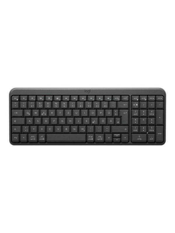 Logitech K250 - keyboard - QWERTZ - German - graphite Input Device - Tastatur - Deutsch - Schwarz