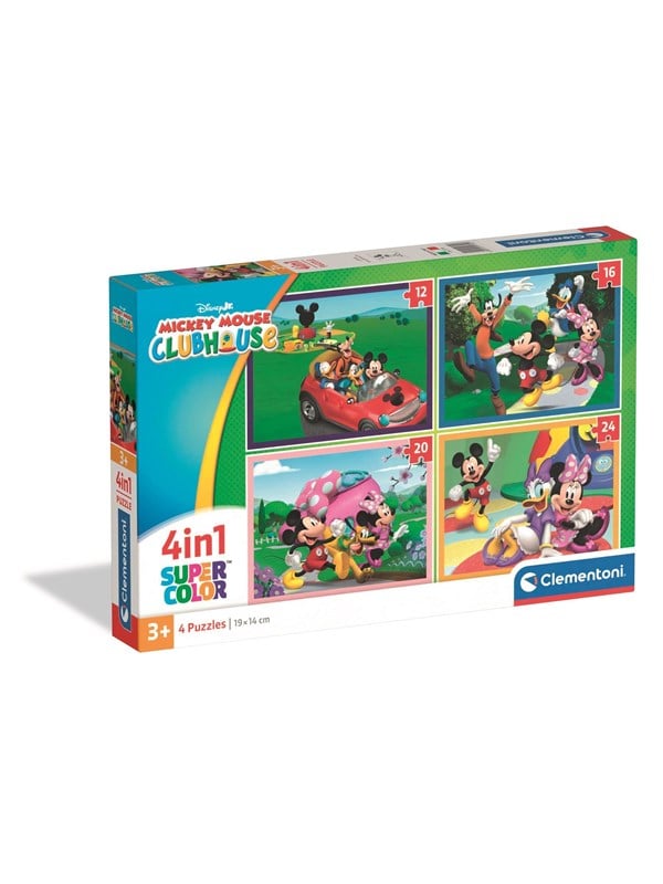 Clementoni Puzzle 4-in-1 Mickey Mouse Club House 2026 2D Puzzles