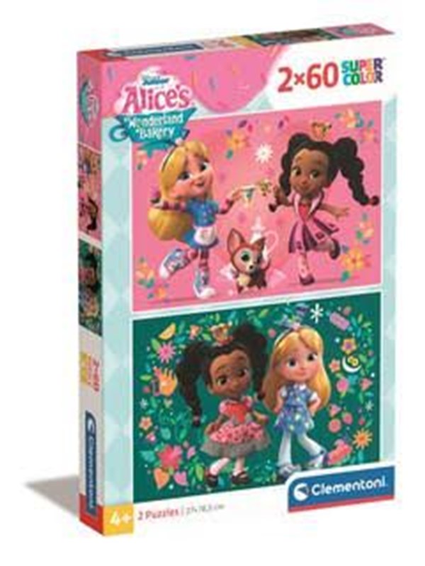 Clementoni Puzzle Disney Alice Bakery 2x60 pieces 2D Puzzles