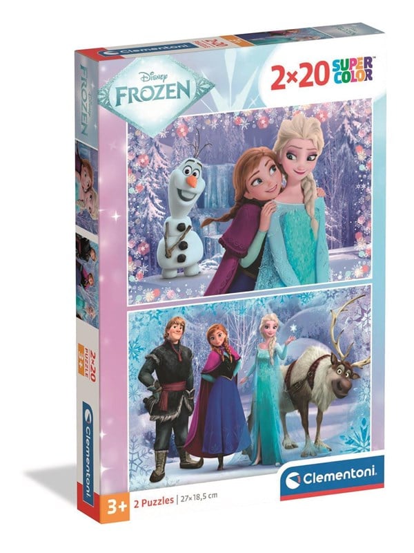 Clementoni Puzzle Frozen 2x20 pieces 2025 2D Puzzles