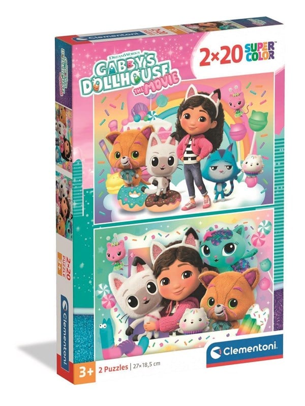 Clementoni Puzzle Gabby'S Dollhouse 2026 2x20 pieces Boden