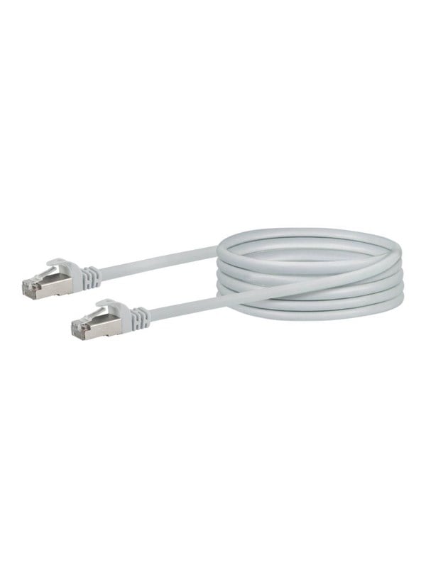 Schwaiger network cable - 10 m - white - Wei - 10m