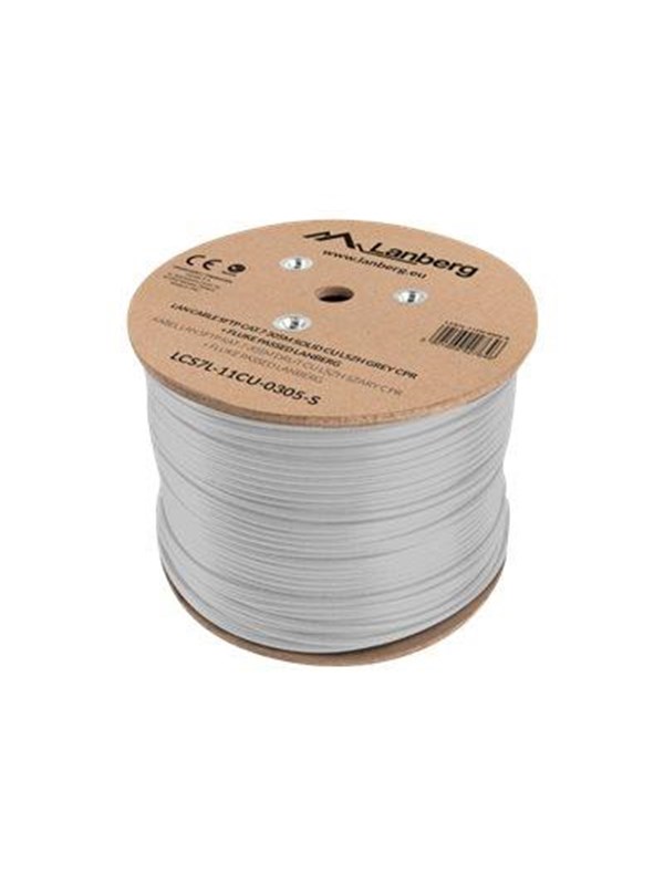 Lanberg bulk cable - 305 m - pantone cool grey 5C - Grau
