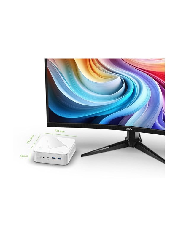 Mini PC Acer Revo Box RB102-RPL Intel Core 5 120U 16GB 512GB SSD Intel Graphics Windows 11 Weiß