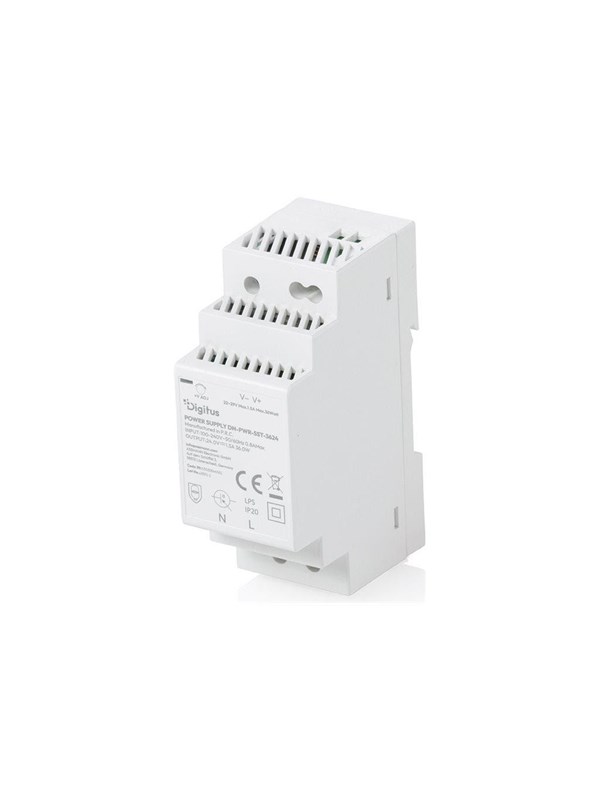 DIGITUS - power supply - 24 V step-shape slim class II - 36 watt Netzteile - 36 Watt - ATX - 80 Plus