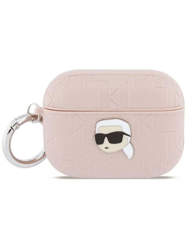 Karl Lagerfeld Monogram Karl Head Case for AirPods Pro 3 - Pink