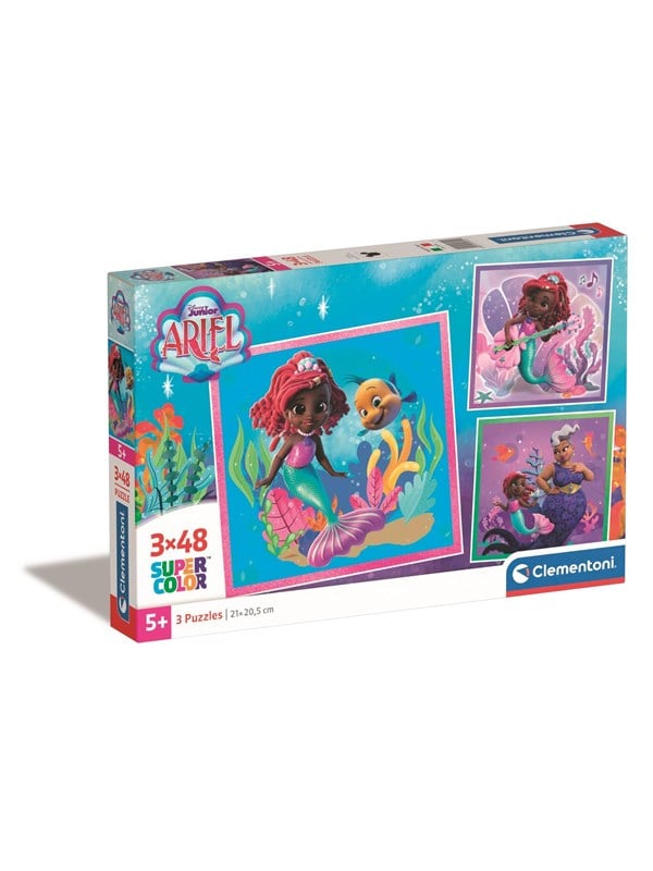 Clementoni Puzzle Square - Disney Ariel 3x48 pieces 2D Puzzles