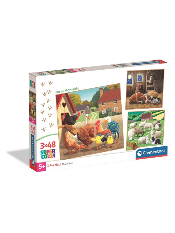 Clementoni Puzzle No 3x48 pieces Boden