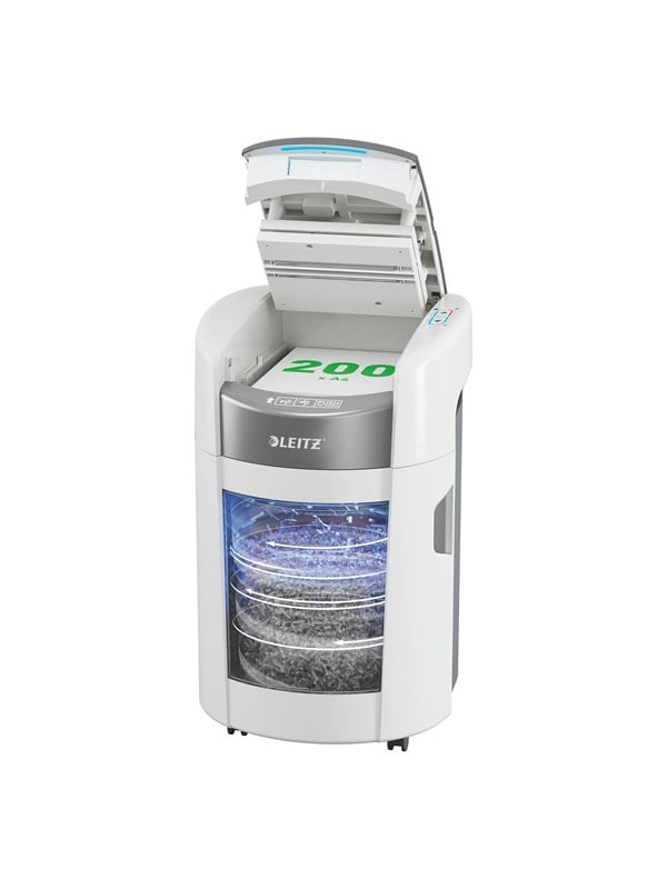 Leitz Aktenvernichter IQ OptiMax Small Office 200, 8039-00-00, Partikelschnitt (P-5) 4002432143207 Leitz