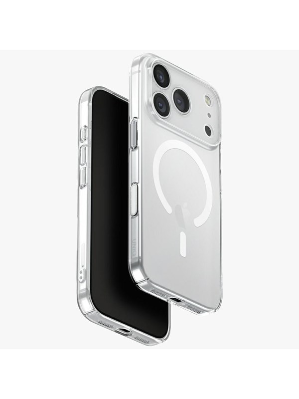 MagSafe Hülle für Apple iPhone 17 Pro, UNIQ, AirSuit MagClick, Transparent
