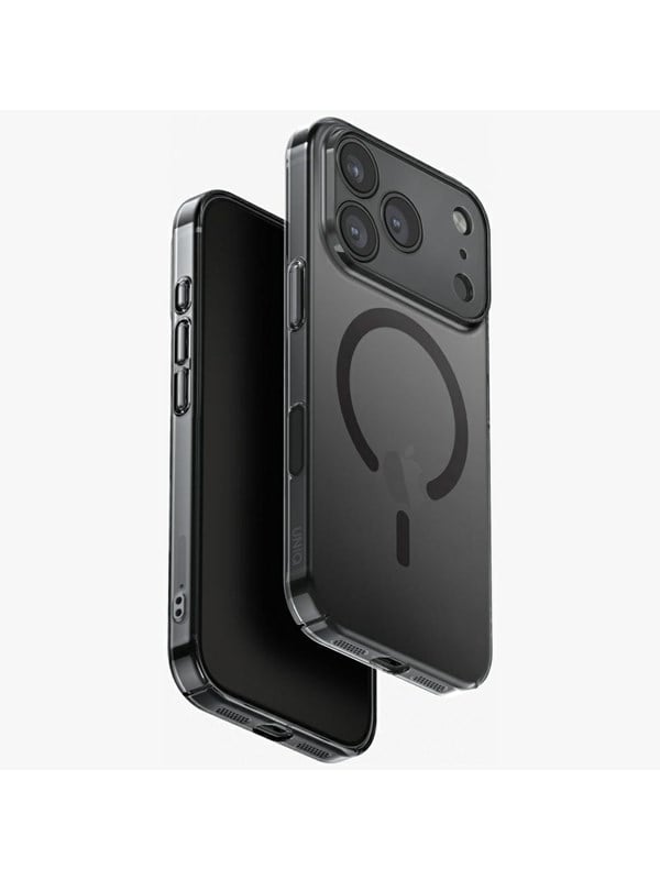 MagSafe Hülle für Apple iPhone 17 Pro, UNIQ, AirSuit MagClick, Schwarz