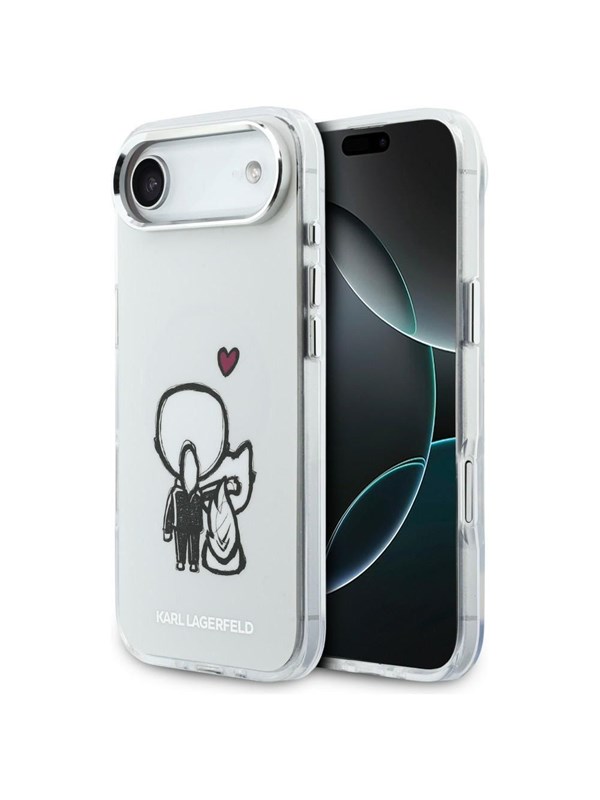 Karl Lagerfeld Karl  Choupette Back MagSafe Case for iPhone Air - Clear