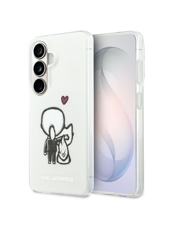 Karl Lagerfeld IML KarlChoupette MagSafe Case for Samsung Galaxy S26 - Transparent