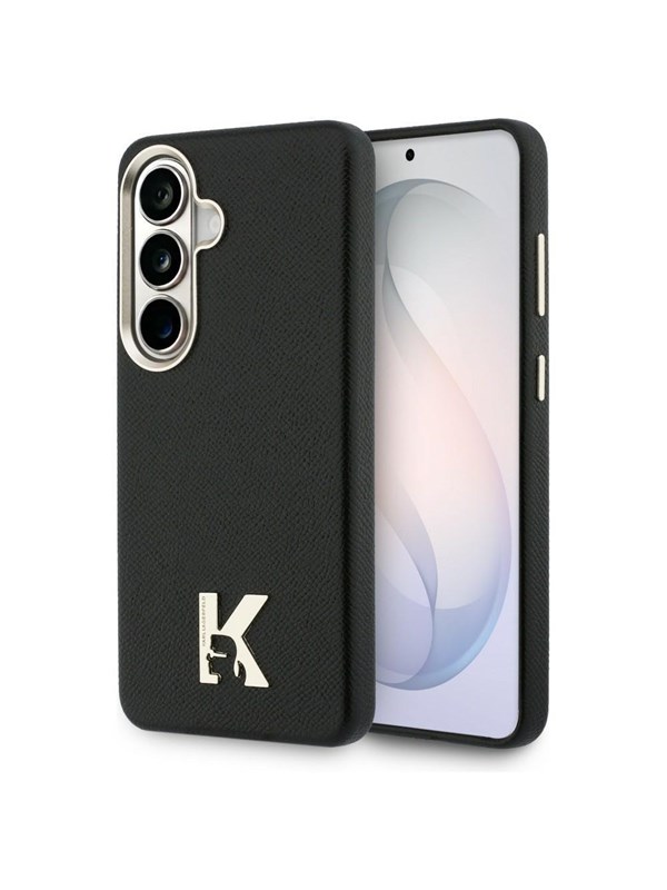 MagSafe Hülle für Samsung Galaxy S26 S942, Karl Lagerfeld, Karl Head Logo, Schwarz