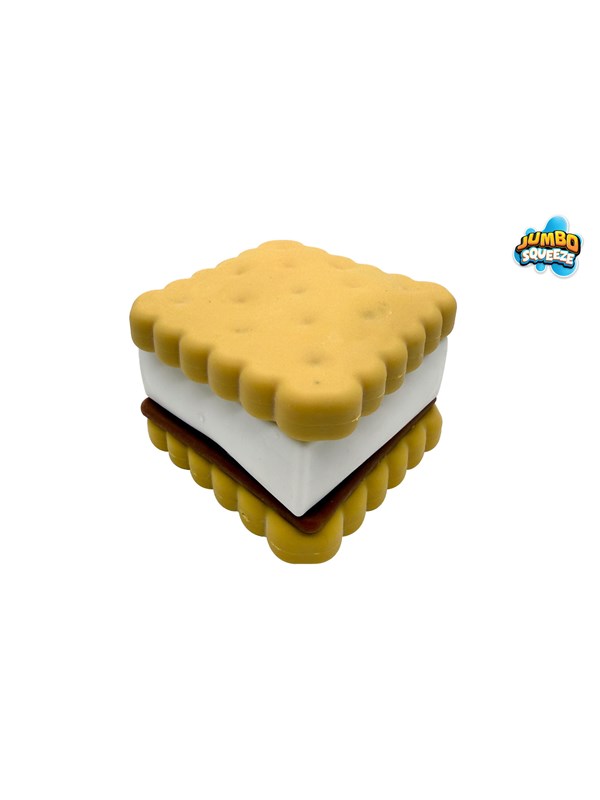 Trend Toys Jumbo Squeeze Sandwichkeks 10cm CDU