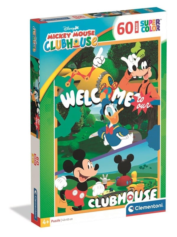 Clementoni Puzzle Maxi Mickey Mouse Club House 2026 60 pieces 2D Puzzles