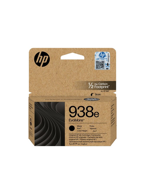 HP 938e EvoMore Black Original Ink Cart