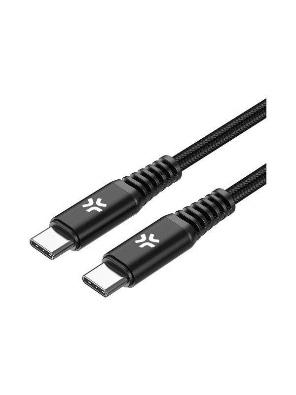 USB-C Kabel Celly 2m Schnelles Laden 100W Schwarz