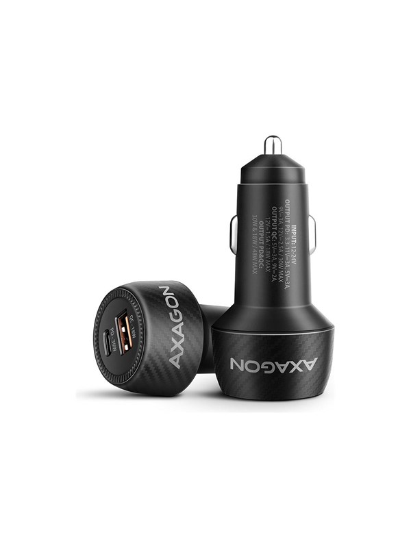 Auto-Ladegerät Axagon PWC-PQ48 USB-C USB-A 48W Schnellladung schwarz