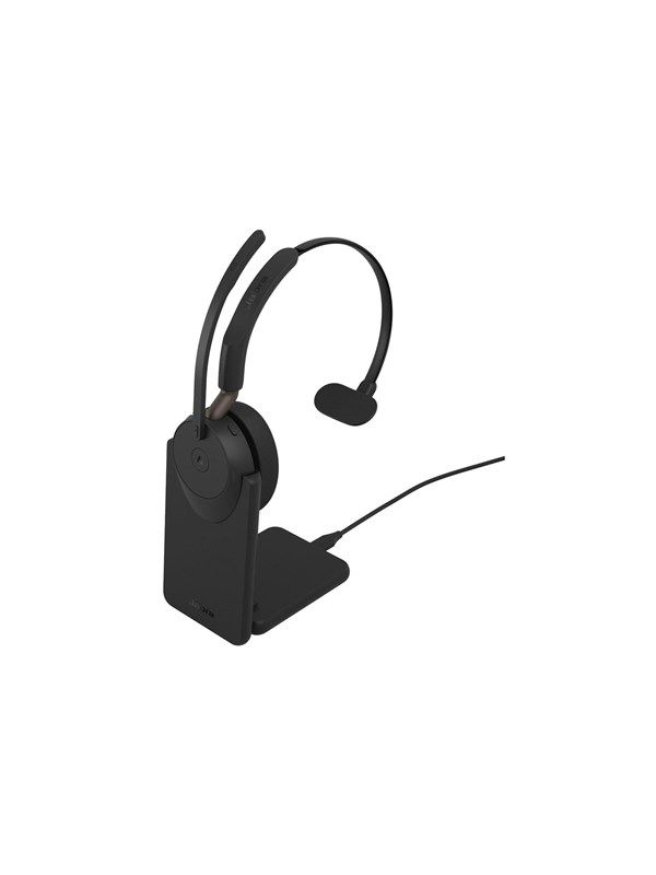Jabra Evolve3 65 MS - USB-A with Dongle - Mono Incl Charging Stand