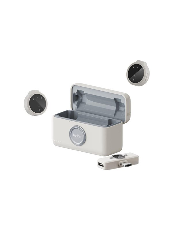 Belkin Belkin Stage Dual kabelloses Mikrofon mit Ladecase