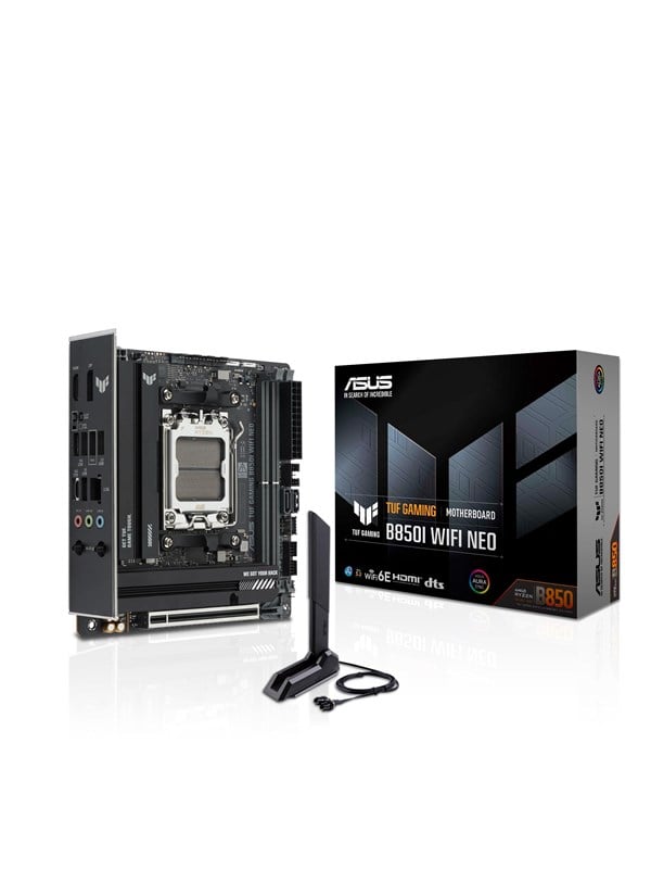 ASUS TUF GAMING B850I WIFI NEO Mainboard - AMD B850 - AMD AM5 - DDR5 RAM - Mini-ITX