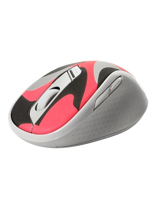 RAPOO M500 Silent - mouse - 24 GHz Bluetooth 40 Bluetooth 30 - red - Maus Grau