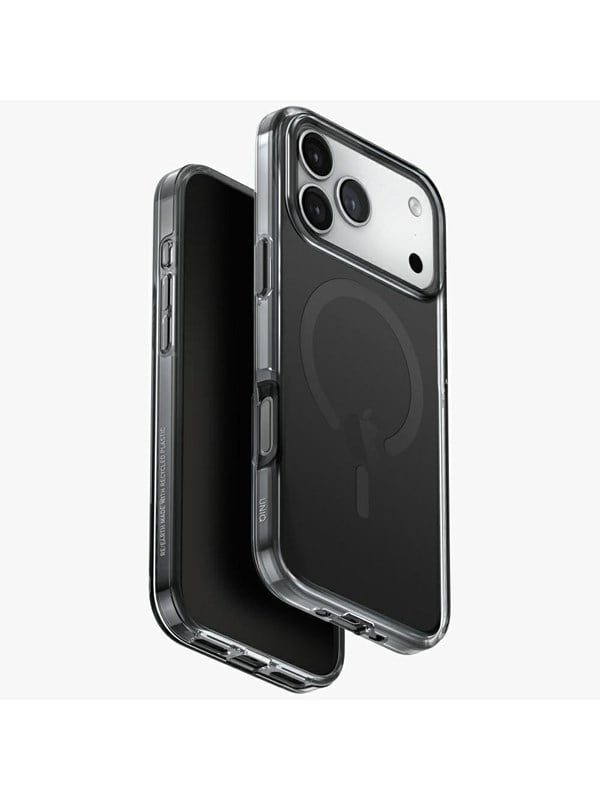 MagSafe Hülle für Apple iPhone 17 Pro Max, UNIQ, Clario MagClick, Schwarz