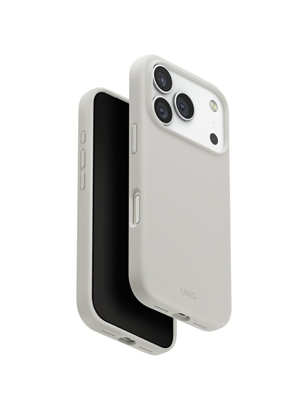 MagSafe Hülle für Apple iPhone 17 Pro, UNIQ, Lino MagClick, Grau