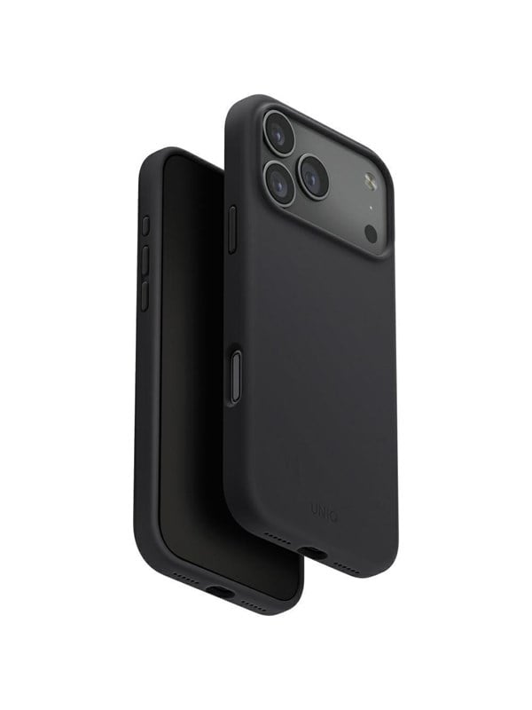 MagSafe Hülle für Apple iPhone 17 Pro Max, UNIQ, Lino MagClick, Schwarz